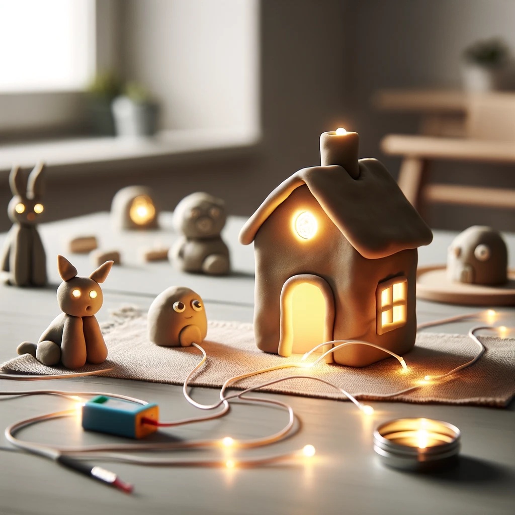 Playful Circuits: Crafting Electric Art with Playdough project image