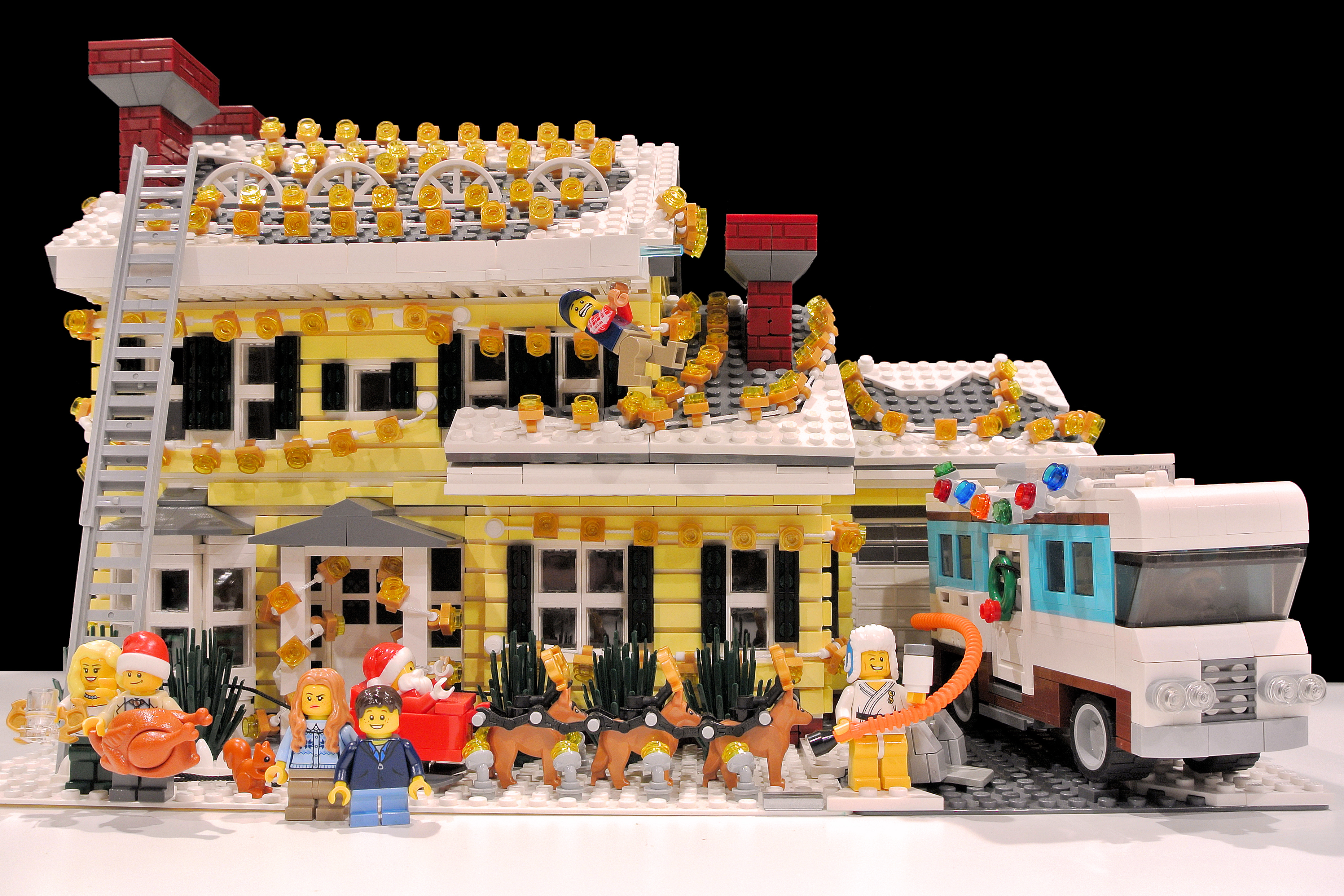 LEGO Christmas Vacation House submission to LEGO Ideas project image