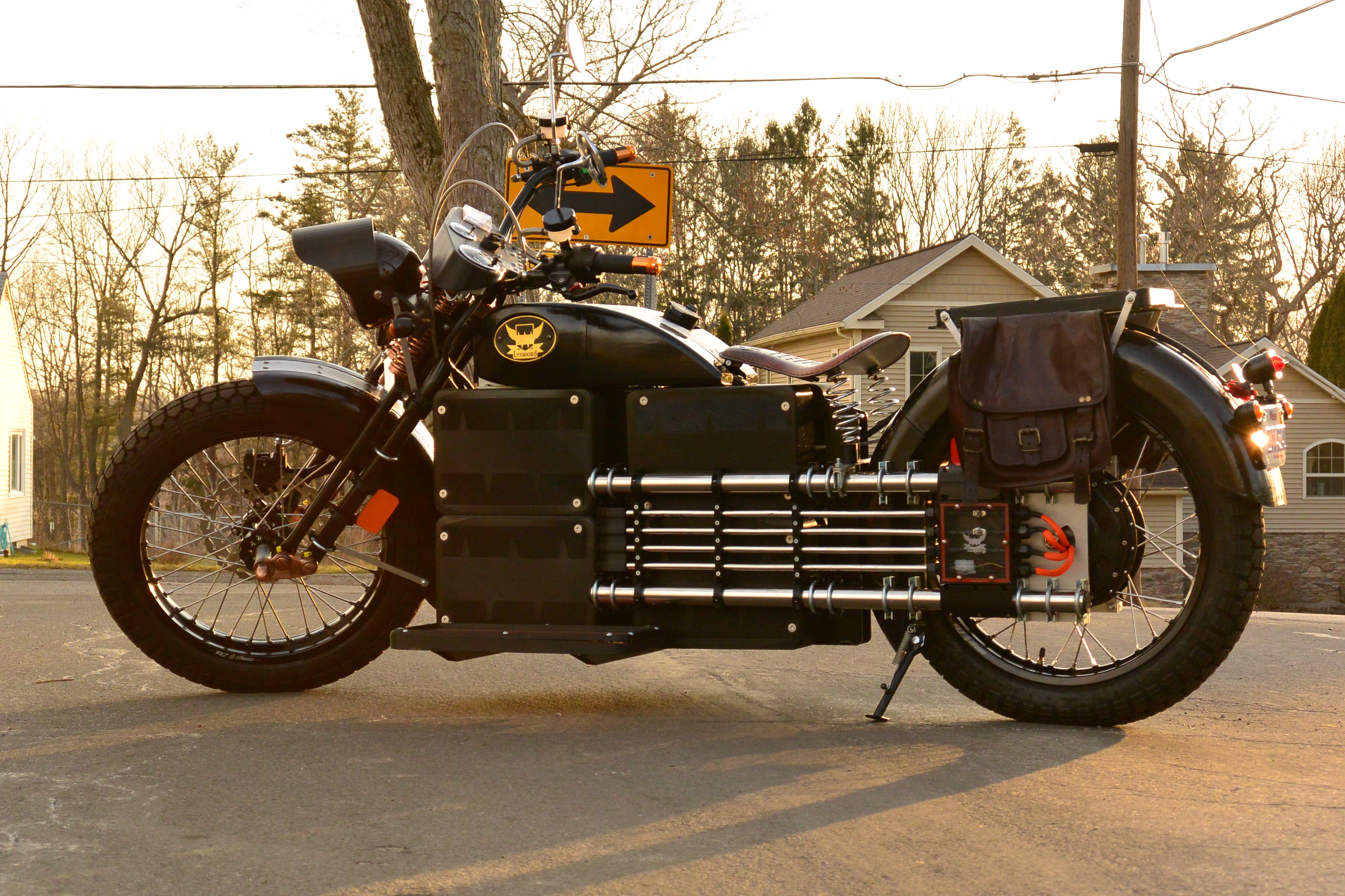 Leonard Motor Works Starrettania, Modern Classic Electric Motorcycle project image