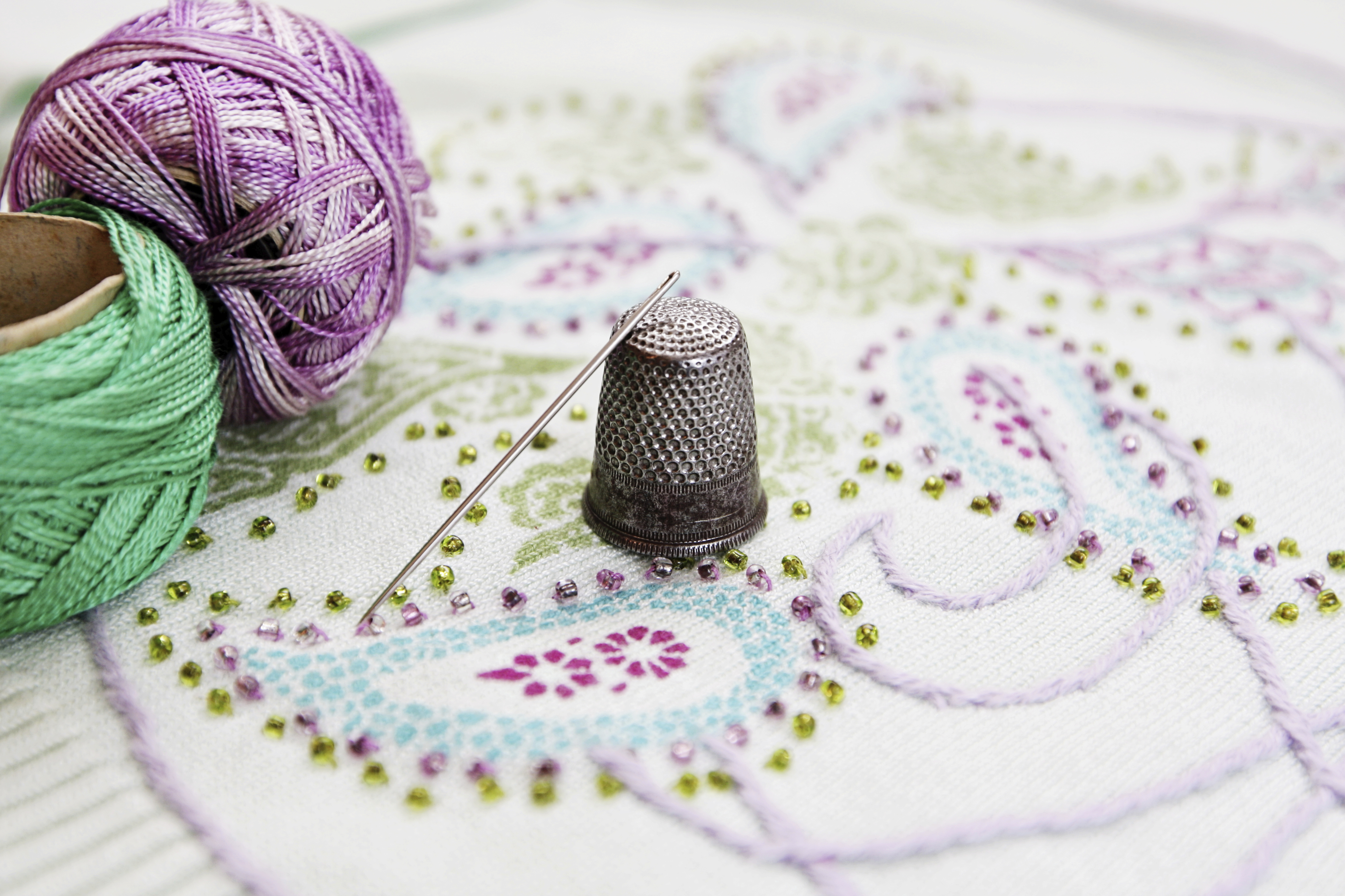 Learn hand embroidery stitches with CNY EGA project image