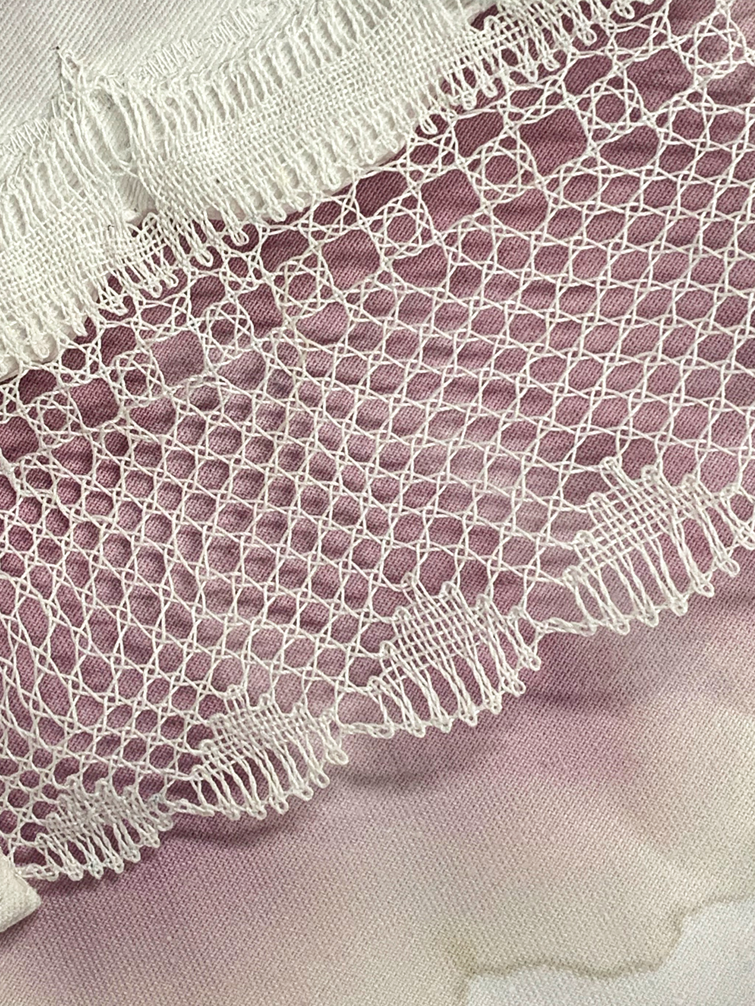 Bobbin Lace and Cyanotype project image